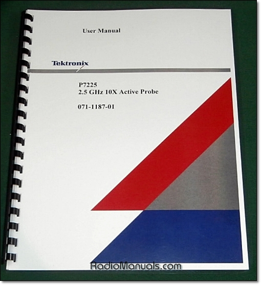 Tektronix P7225 User Manual Tektronix P7225 User Manual
