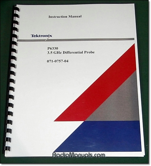 Tektronix 6330 User Manual Tektronix 6330 User Manual