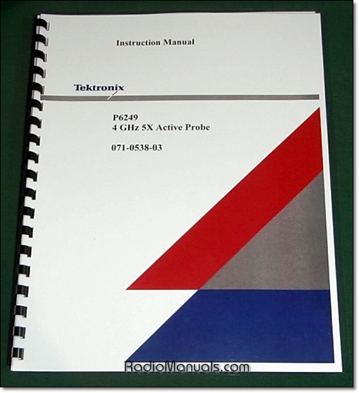Tektronix 6249 User Manual Tektronix 6249 User Manual