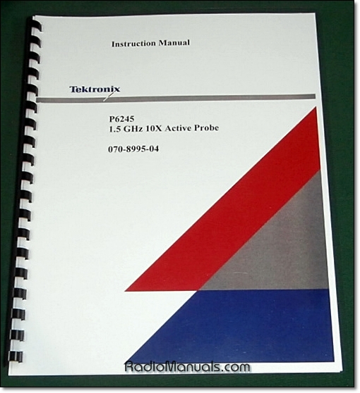 Tektronix P6245 Instruction Manual Tektronix P6245 Instruction Manual