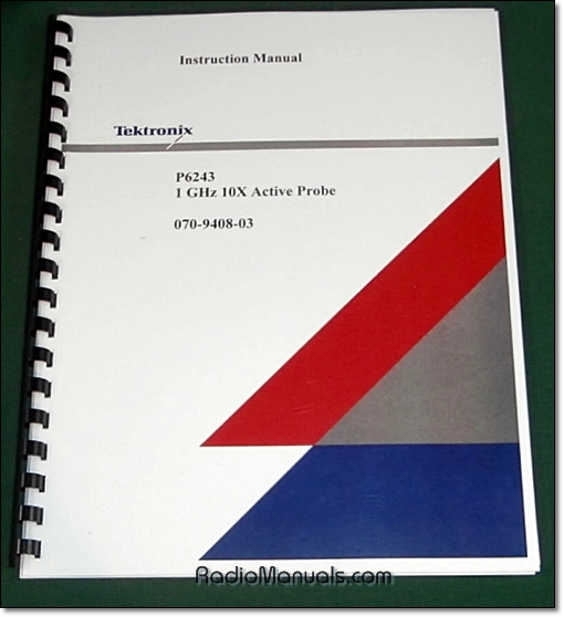 Tektronix P6243 Instruction Manual Tektronix P6243 Instruction Manual