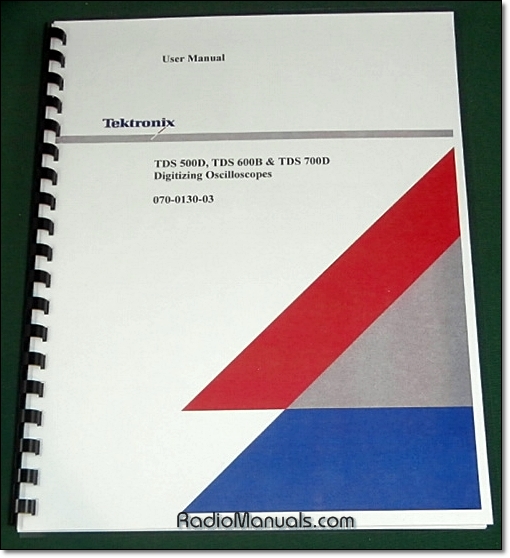 Tektronix TDS 500D, TDS 600B, TDS 700D Instruction Manual Tektronix TDS 500D, TDS 600B, TDS 700D Instruction Manual