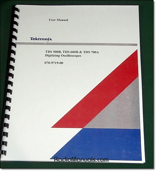 Tektronix TDS 500B, 600B, 700A User Manual Tektronix TDS 500B, 600B, 700A User Manual