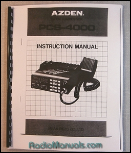 AZDEN PCS-4000 Instruction Manual - Click Image to Close