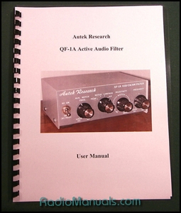 Autek Research QF-1A Instruction Manual