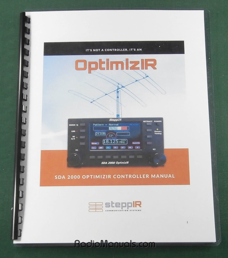 SteppIR SDA 2000 Optimizer Instruction Manual - Click Image to Close