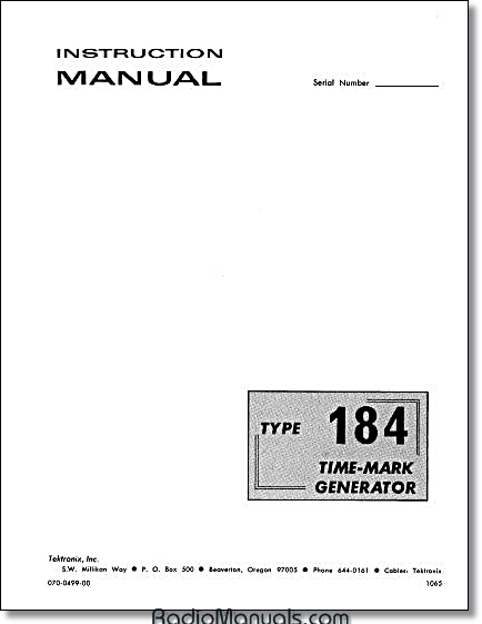 Details about   Tektronix 7B92 Dual Time Base Operators Instruction Manual 070-1401-00 